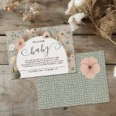 Desert Chic Books für Baby Begleitkarte