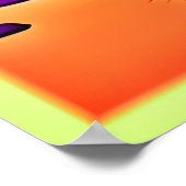 Desert Chillin Alien Art Poster (Ecke)