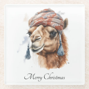 Desert Christmas Joy, individuell Glasuntersetzer