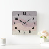 Desert Colors Wall Clock Quadratische Wanduhr (Zuhause)