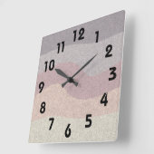 Desert Colors Wall Clock Quadratische Wanduhr (Winkel)