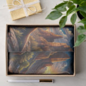 Desert Cougar Majestic Wilderness Decoupage Seidenpapier (Geschenk)