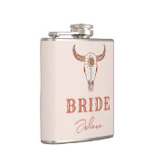 Desert Cowgirl Last Rodeo Bride Flachmann (Rechts)