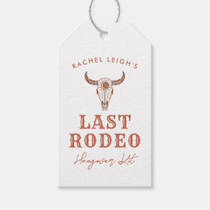 Desert Cowgirl Last Rodeo Hangover Kit Geschenkanhänger