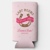 Desert Cowgirl Last Rodeo Junggeselinnen-Abschied Selters Dosenkühler (Rückseite)