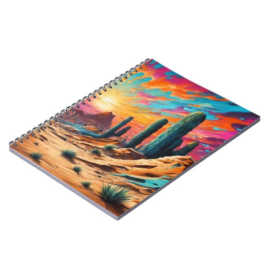 Desert Dawn Notizblock (Linke Seite)