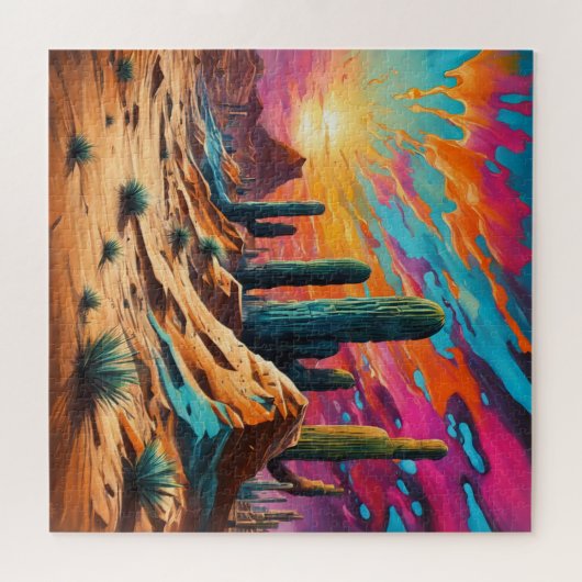 Desert Dawn Puzzle (Horizontal)