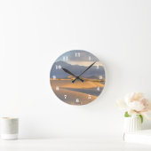 Desert Dawn Runde Wanduhr (Zuhause)