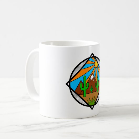 Desert Design Mug Kaffeetasse (Vorderseite Links)