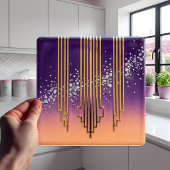 Desert Disco Lattice CrystalOmbre Diamond & Orange Fliese