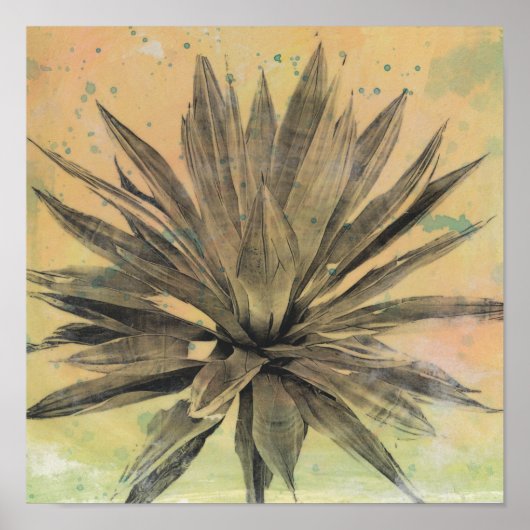 Desert Dreams | Green Plant Poster (Vorne)