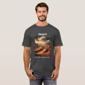 Desert Dry Arid Charcoal Heather T-Shirt (Vorne ganz)
