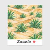 Desert Dunes Agave Pattern Aufkleber (Blatt)