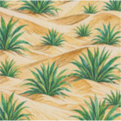 Desert Dunes Agave Pattern Aufkleber (Vorderseite)