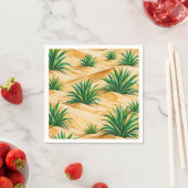 Desert Dunes Agave Pattern Serviette (Beispiel)