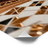 Desert Dunes Art Poster (Ecke)