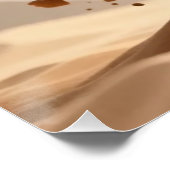 Desert Dunes Art Poster (Ecke)