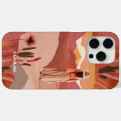 Desert Dunes Modern Boho Collage Personalisiert Case-Mate iPhone Hülle (Rückseite (Horizontal))