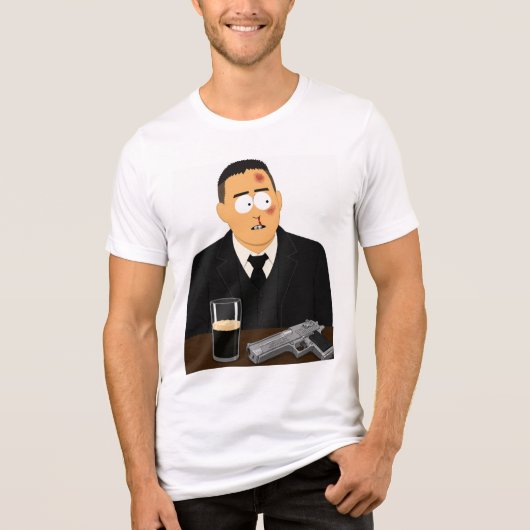 "Desert Eagle .50" Tri-Blend Shirt (Vorderseite)