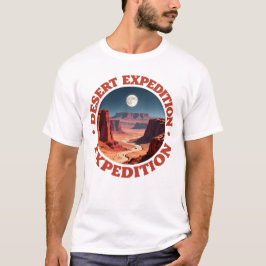 Desert Expedition Vintage Travel Poster T-Shirt