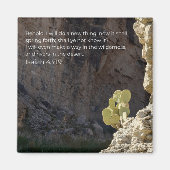 Desert Faith Collection Isaiah 43:19 KJV Magnet (Vorne)