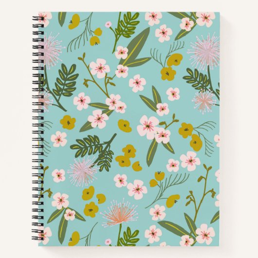 Desert Flora Notebook Notizblock (Vorderseite)