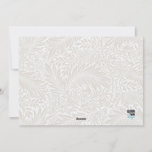 Desert Floral Feiertagskarte (Rückseite)