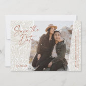 Desert Floral Save The Date (Vorderseite)