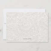 Desert Floral Save The Date (Rückseite)