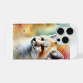 Desert Fox Serenity 220824AREF113 - Watercolor iPhone Hülle (Rückseite (Horizontal))