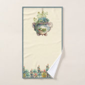 Desert Garden Succulents Cactus Agave Badtuch S Badhandtuch Set (Handtuch)