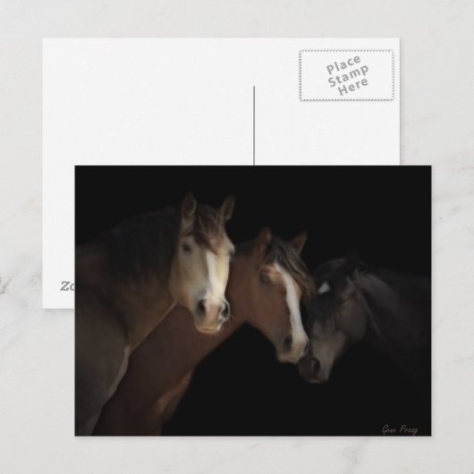 Desert Ghosts Postcard Postkarte (Vorne/Hinten)