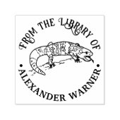 Desert Gila Monster Lizard Bibliotheksname Permastempel (Design)