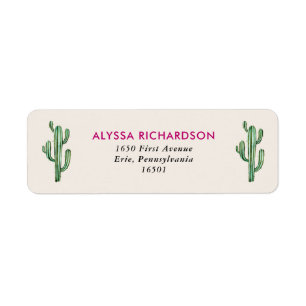 Desert Glam Cactus Wedding