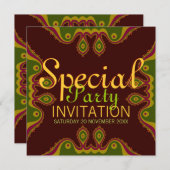 Desert Goddess Special Party Einladungen (Vorne/Hinten)