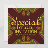 Desert Goddess Special Party Einladungen (Vorderseite)