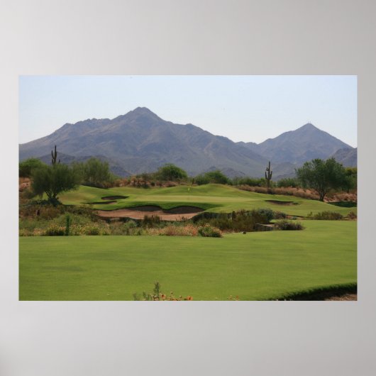 Desert Golf Poster (Vorne)
