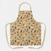 Desert Green Cactus Halloween  Schürze (Vorderseite)