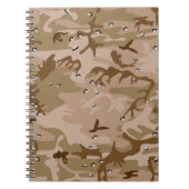 Desert Gulf War Camouflage Notebook Notizblock (Vorderseite)