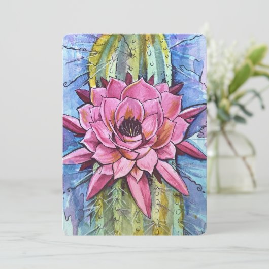 Desert Heart Feiertagskarte (Stehend Vorderseite)