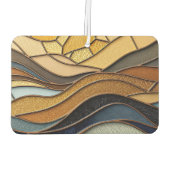 Desert Hills Sand Gold Mosaic Fine Art Autolufterfrischer (Rückseite)