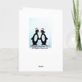 Desert Holiday Greetings Feiertagskarte (Rückseite)