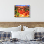 Desert Hoodoos Stretched Canvas Print Leinwanddruck (Insitu (Schlafzimmer))