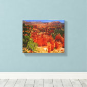 Desert Hoodoos Stretched Canvas Print Leinwanddruck (Insitu (Holzboden))