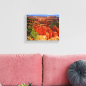 Desert Hoodoos Stretched Canvas Print Leinwanddruck (Insitu (Wohnzimmer))