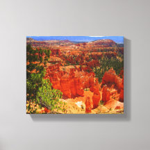 Desert Hoodoos Stretched Canvas Print