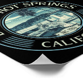 DESERT HOT SPINNEN FLÜSSIGE KALIFORNIEN POSTER (Ecke)