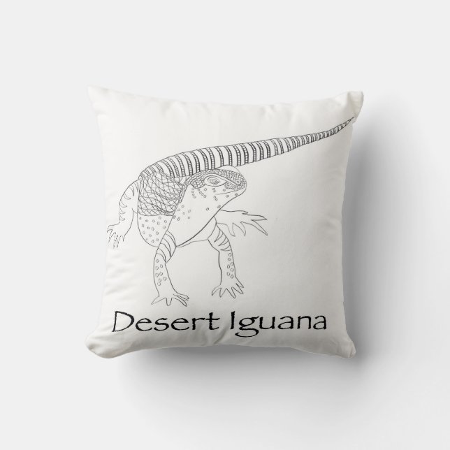Desert Iguana Pillow Kissen (Vorderseite)