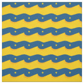 Desert in the night - a blue and yellow pattern stoff (Muster)