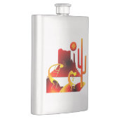 Desert Kokopelli Flachmann (Rechts)